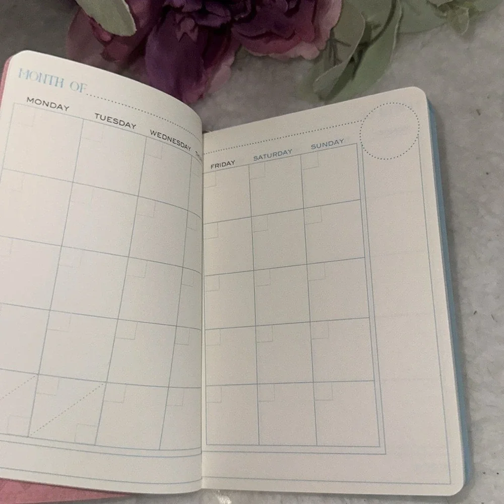 Papaya Art Sun Chaser Pocket Planner and Dreamer Mini Notebook Set Floral Gold